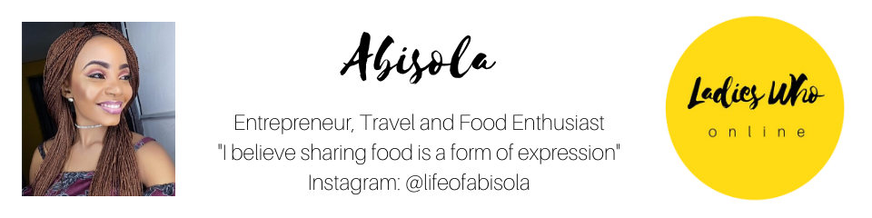 abisola, @lifeofabisola, fusion recipe of gizdodo, nigerian blogger, dubai blogger, ladies who online