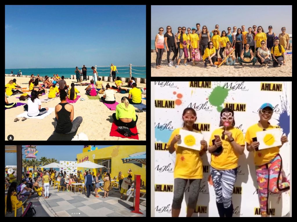 THE AHLAN WELLNESS EVENT AT MAJLIS, KITE BEACH, DUBAI