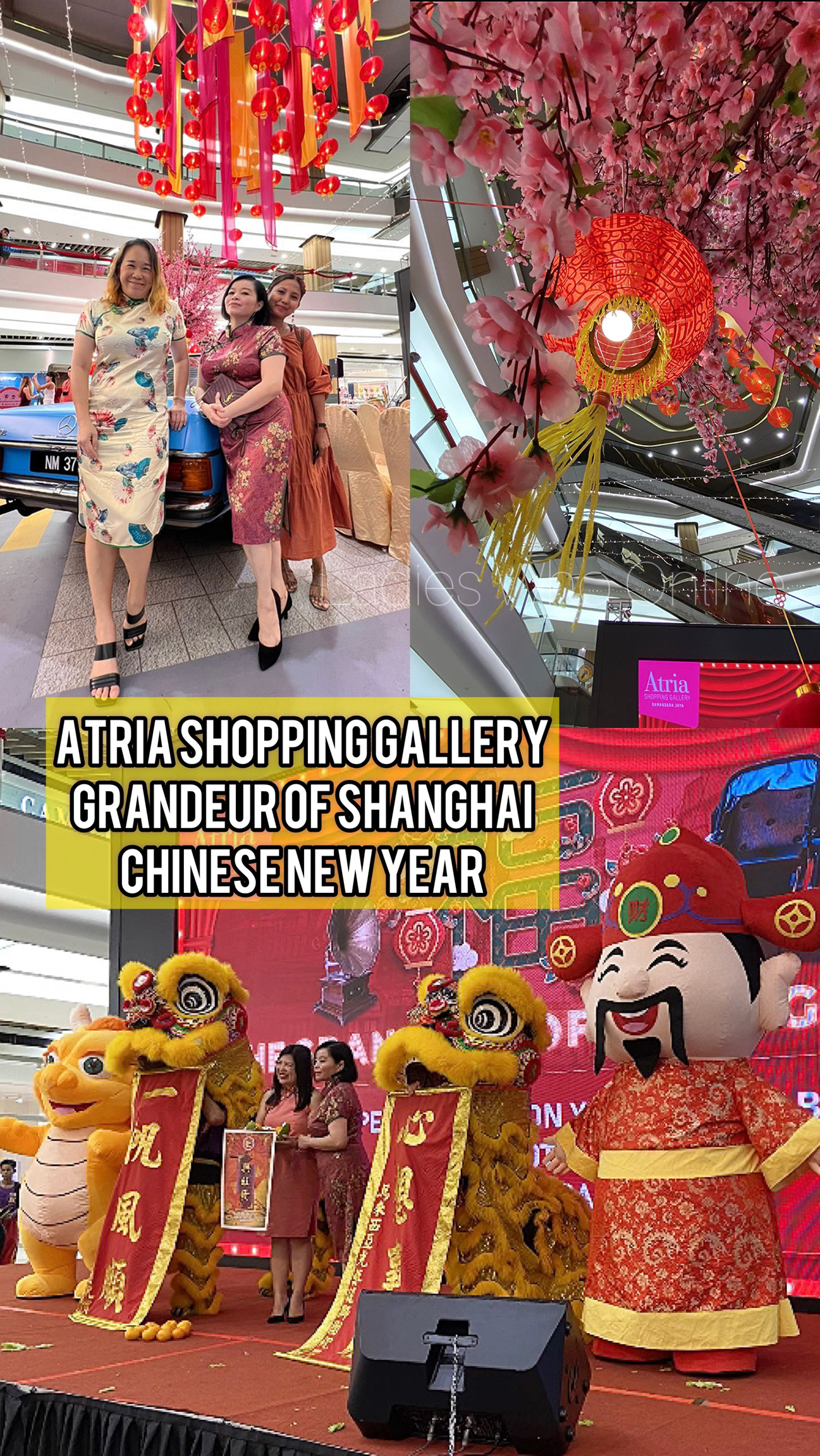 atria shopping gallery, cny, chinese new year, kuala lumpur, malaysia blogger, kol influencer youtuber, tauyanm, travel writer, malaysia travel blogger, online magazine, ladies community-2