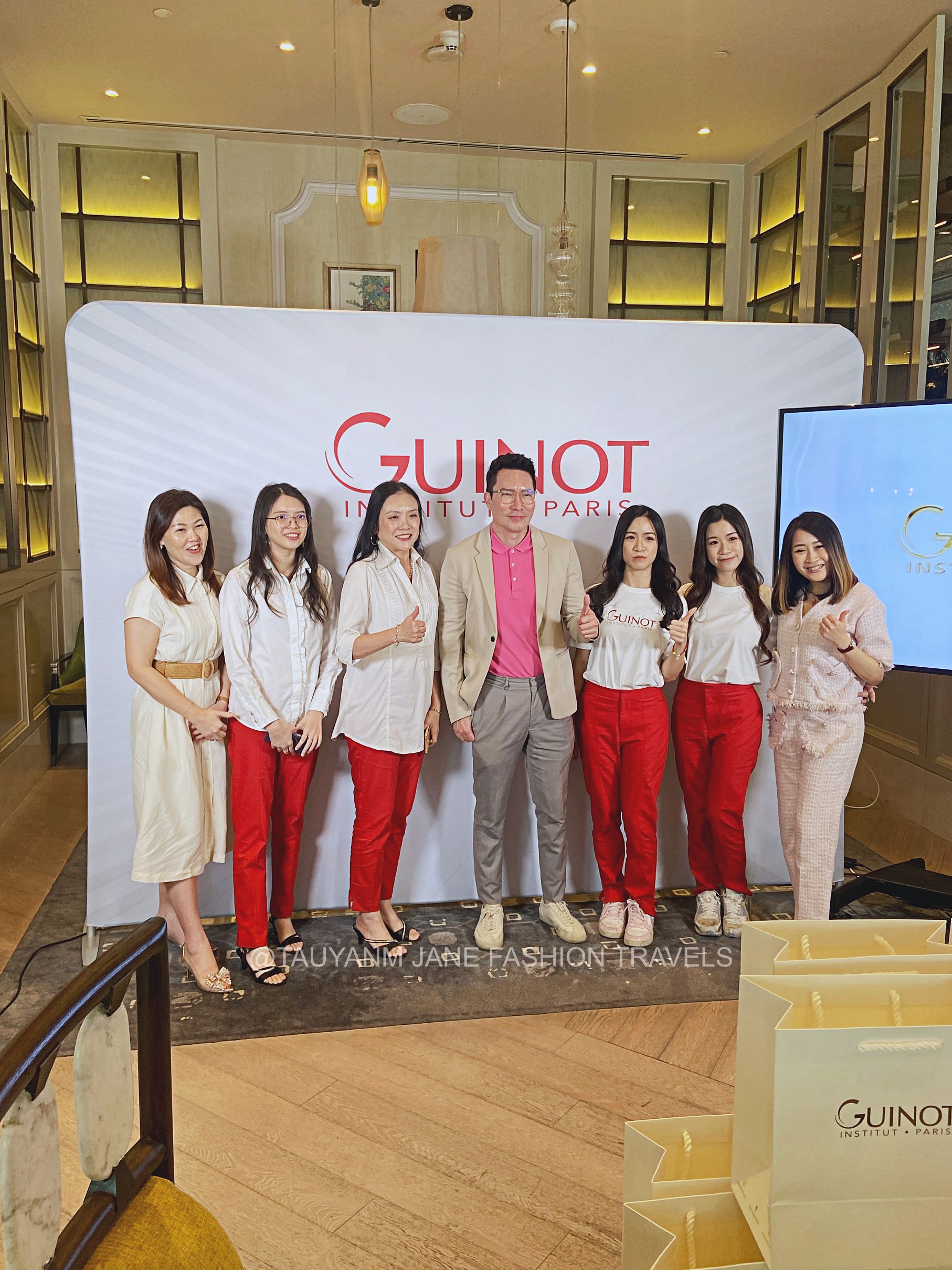 guinot, facial, afternoon tea, pr event, KOL Blogger influencer content creator youtube, weekly vlog, filipino, asian model, mukbang, eating coffee, IMG_0284