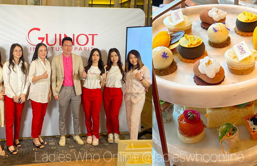 guinot, facial, afternoon tea, pr event, KOL Blogger influencer content creator youtube, weekly vlog, filipino, asian model, mukbang, eating coffee, ladies who online-2