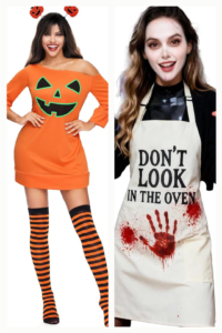HALLOWEEN COSTUME FOR WOMEN, pumpkin dress, ghost outfit, spider outfit, prisoner outfit, HALLOWEEN COSTUME FOR WOMEN